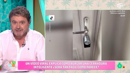 ¿Son seguras las cerraduras inteligentes? Paco Jiménez lo explica en Zapeando ¿Son seguras las cerraduras inteligentes? Paco Jiménez lo explica en Zapeando