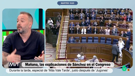 Antonio Maestre: "Las medidas contra la corrupción pueden evitar el problema a futuro, pero el que tienes ahora es presente" Antonio Maestre reflexiona sobre la comparecencia de mañana de Pedro Sánchez en la que presentará sus medidas contra la corrupción. "Podré estar de acuerdo con muchas de las medidas, pero creo que no va a cambiar la situación del Gobierno".