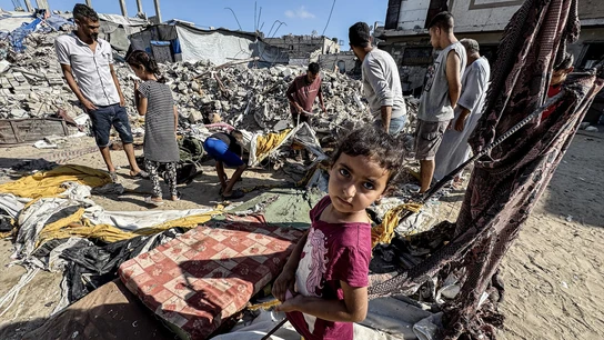 Ni ciudad ni humanitaria: Trump bendice la idea de Netanyahu de una campo de concentración encubierto en Rafah Ni ciudad ni humanitaria: Trump bendice la idea de Netanyahu de una campo de concentración encubierto en Rafah