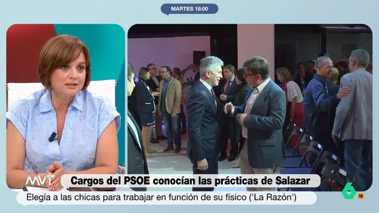 Esther Redondo, sobre el caso de Paco Salazar: "Mucha gente en el PSOE sabía lo que estaba ocurriendo" Esther Redondo, sobre el caso de Paco Salazar: "Mucha gente en el PSOE sabía lo que estaba ocurriendo"