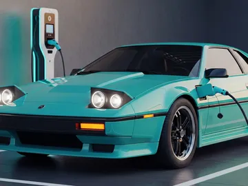 Coche eléctrico con diseño retro Coche eléctrico con diseño retro