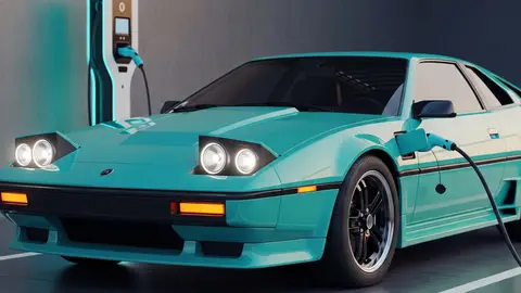 Coche eléctrico con diseño retro Coche eléctrico con diseño retro