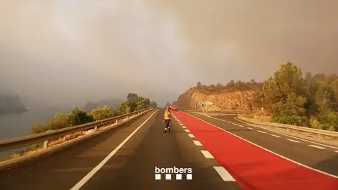 Incendio de Paüls, Tarragona, el 8 de julio. Incendio de Paüls, Tarragona, el 8 de julio.