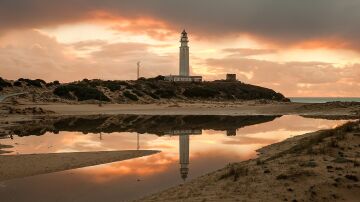 Faro de Trafalgar al atardecer