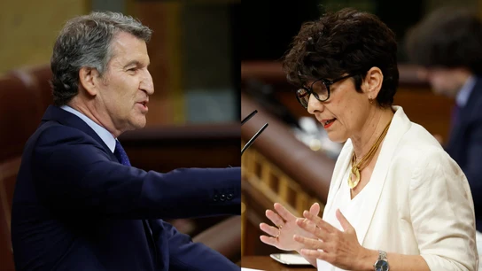 Feijóo y Maribel Vaquero. Feijóo y Maribel Vaquero.