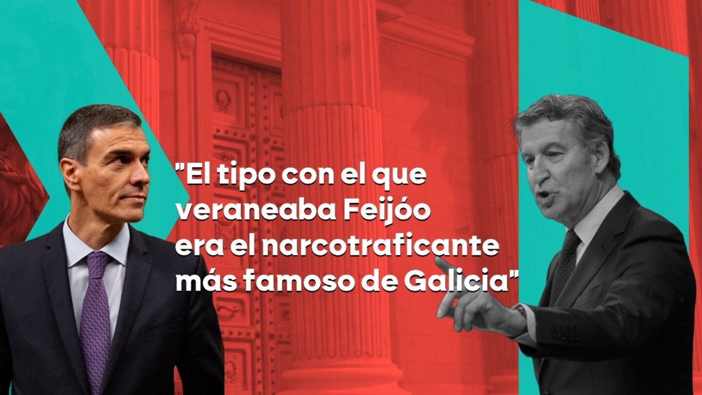 Sánchez: "El tipo con el que veraneaba Feijóo era el narcotraficante más famoso de Galicia".