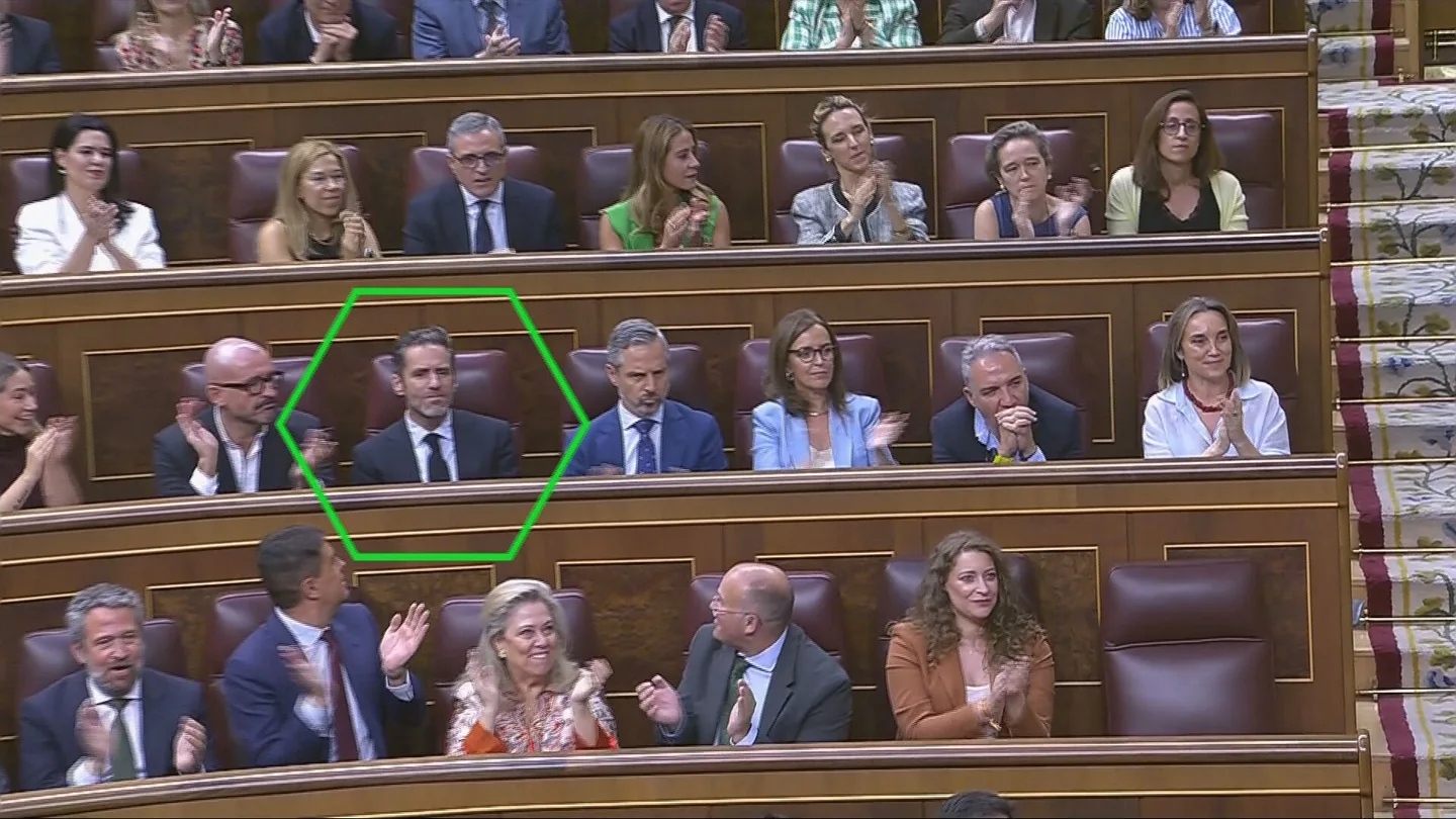 Borja Sémper, uno de los pocos 'populares' que no ha aplaudido el duro ataque de Feijóo. Borja Sémper, uno de los pocos 'populares' que no ha aplaudido el duro ataque de Feijóo.