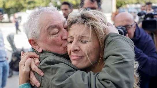 Suso Díaz junto a su hija, Yolanda Díaz, en una imagen de archivo. Suso Díaz junto a su hija, Yolanda Díaz, en una imagen de archivo.