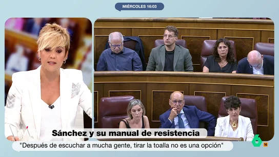Cristina Pardo valora la comparecencia de Sánchez Cristina Pardo valora la comparecencia de Sánchez