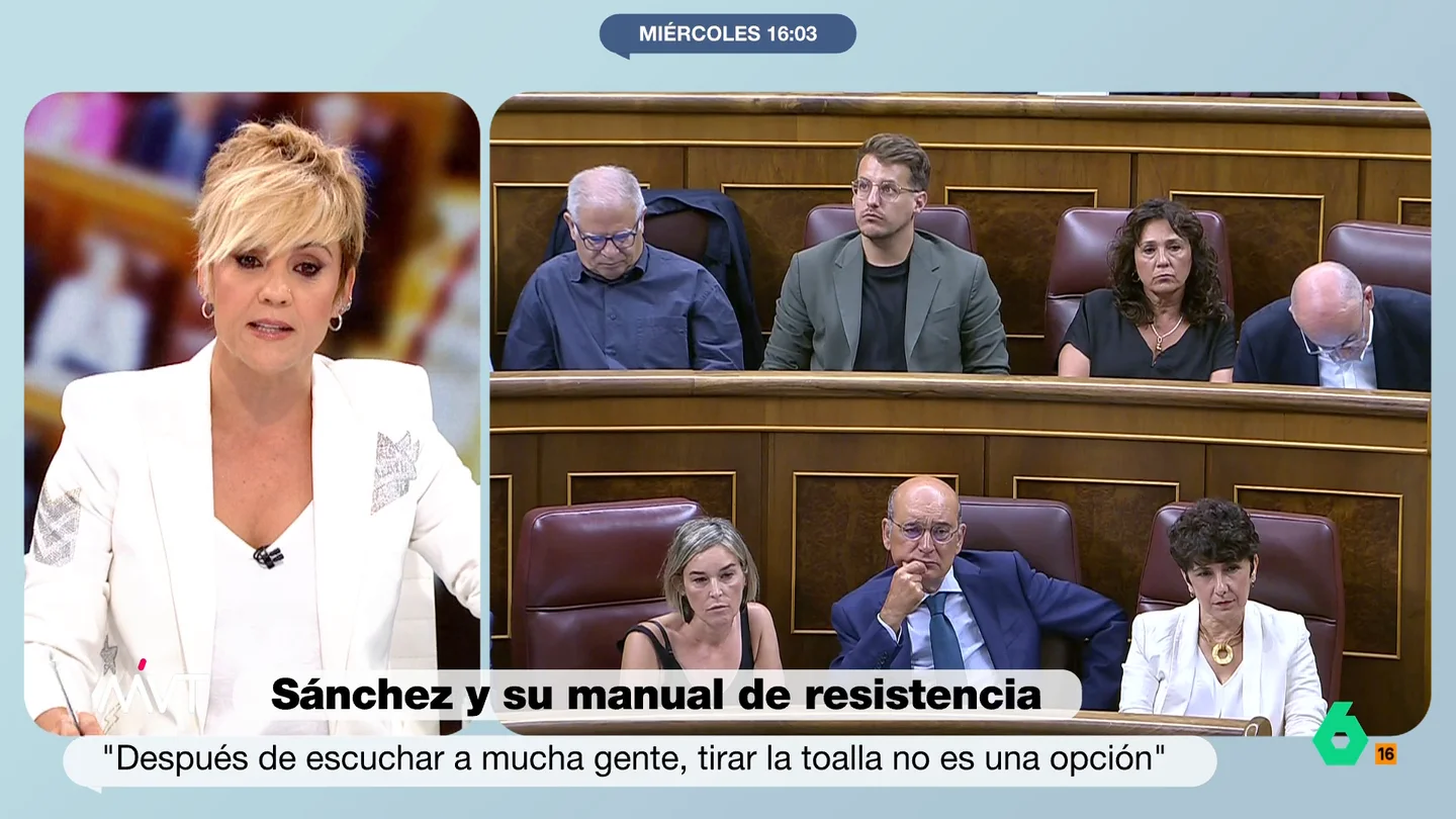 Cristina Pardo valora la comparecencia de Sánchez Cristina Pardo valora la comparecencia de Sánchez