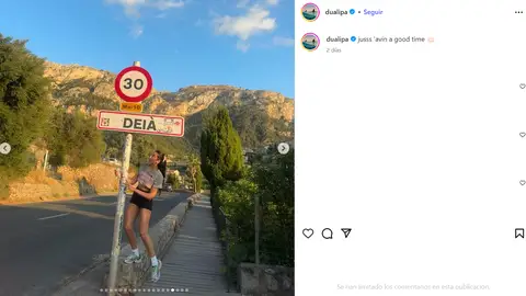 Dua Lipa en Deià, Mallorca Dua Lipa en Deià, Mallorca
