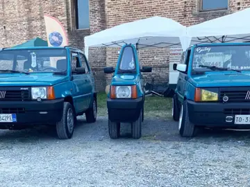 El Fiat Panda más estrecho del mundo El Fiat Panda más estrecho del mundo