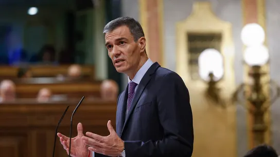 Pedro Sánchez en el Congreso. Pedro Sánchez en el Congreso.