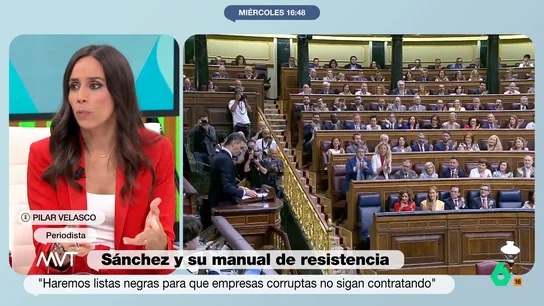 Pilar Velasco, sobre la corrupción en España: "Hay una descompensación absoluta entre las condenas a los políticos y las grandes empresas" Pilar Velasco, sobre la corrupción en España: "Hay una descompensación absoluta entre las condenas a los políticos y las grandes empresas"