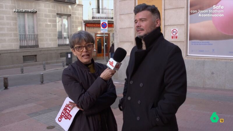 Gabriel Rufián se confiesa ante Thais Villas: "Mi crisis de los 40 es bricolaje y chándals"