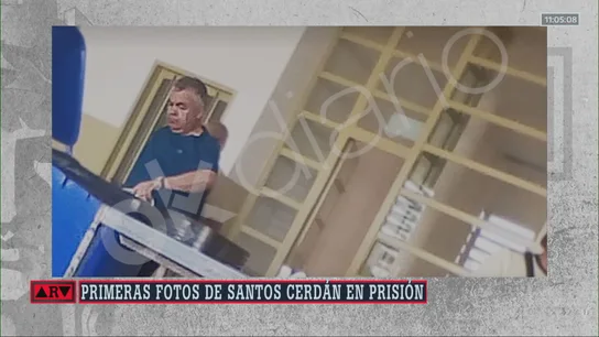 Santos Cerdán, en la cárcel. Santos Cerdán, en la cárcel.