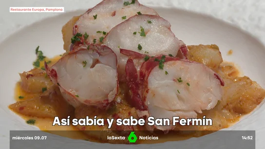 Un menú de alta cocina para San Fermín Un menú de alta cocina para San Fermín