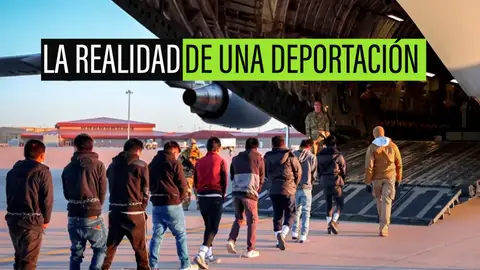 Encadenados, separados y expulsados: la cruel realidad de las deportaciones que Trump quiere trasladar a África Encadenados, separados y expulsados: la cruel realidad de las deportaciones que Trump quiere trasladar a África