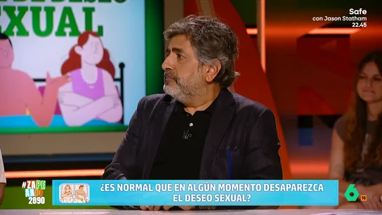 ¿Es normal que desaparezca el deseo sexual? Arun Mansukhani lo aclara en Zapeando El psicólogo explica que existen diferentes situaciones que pueden provocar la falta de deseo sexual entre las parejas. Descubre cuáles son en el vídeo principal.