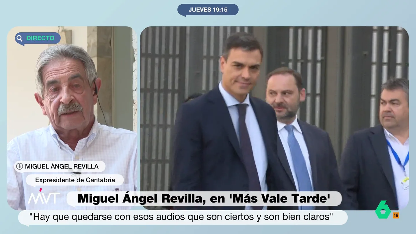 La reflexión de Revilla sobre Santos Cerdán, Ábalos y Koldo: "Los políticos cometen el error de rodearse de pelotas" "Esos tres personajes no deberían haber estado al frente de los más altos cargos del Gobierno", afirma rotundo Miguel Ángel Revilla en este vídeo donde analiza el escándalo de corrupción que implica a Santos Cerdán, Ábalos y Koldo García.