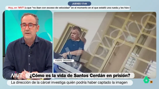 Juande Colmenero, sobre las fotos de Cerdán en la cárcel: "Me preocupa más su estrategia de defensa que su vida cotidiana" Juande Colmenero, sobre las fotos de Cerdán en la cárcel: "Me preocupa más su estrategia de defensa que su vida cotidiana"