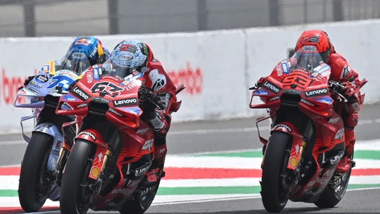 Alex Márquez, Pecco Bagnaia y Marc Márquez Alex Márquez, Pecco Bagnaia y Marc Márquez