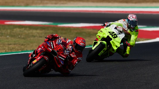 Marc Márquez y Fabio Di Giannantonio Marc Márquez y Fabio Di Giannantonio