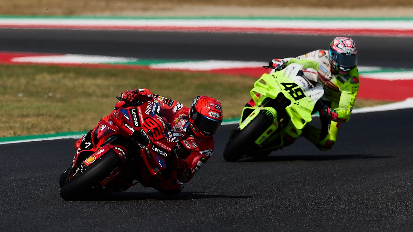 Marc Márquez y Fabio Di Giannantonio Marc Márquez y Fabio Di Giannantonio