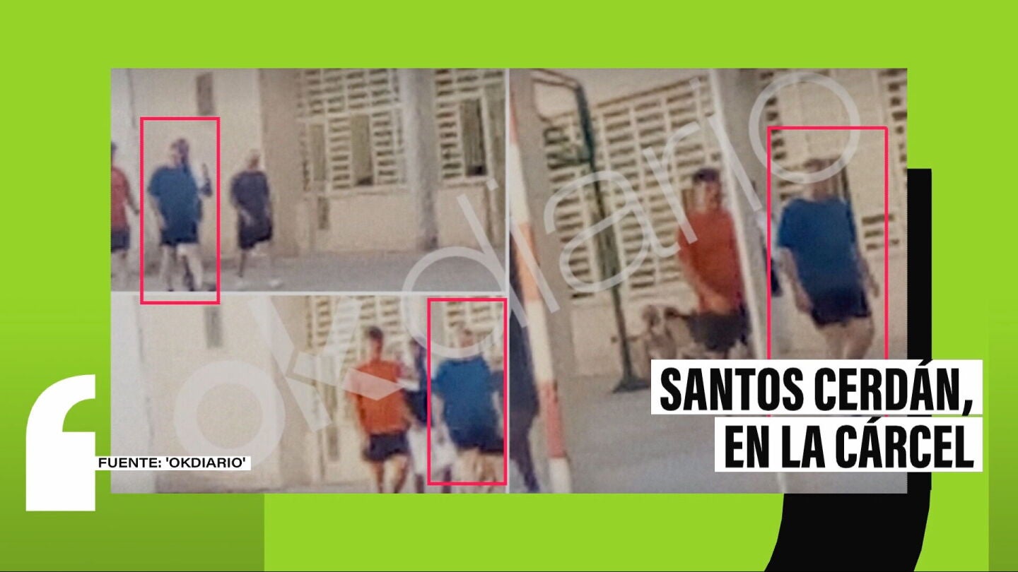 Santos Cerdán en la cárcel de Soto del Real (Madrid) 