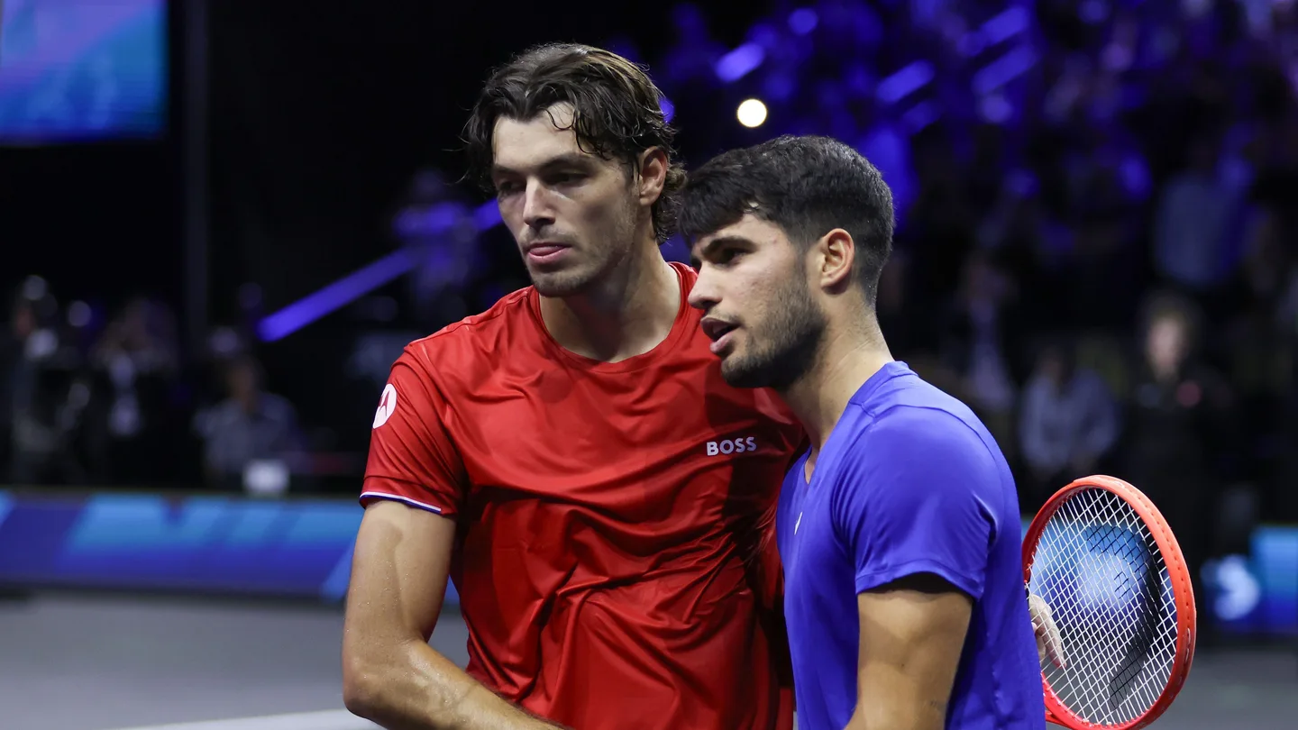 Taylor Fritz y Carlos Alcaraz Taylor Fritz y Carlos Alcaraz