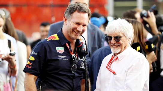 Christian Horner con Bernie Ecclestone Christian Horner con Bernie Ecclestone