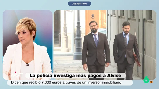 Cristina Pardo, sobre Alvise Pérez: "Los de 'cuando yo llegue, ya verás', son los peores" El fundador de Se acabó la fiesta habría recibido más de 10.000 euros de un empresario del sector inmobiliario. El dinero ha llegado a través de sociedades instrumentales y se sospecha que podría ser objeto de blanqueo.