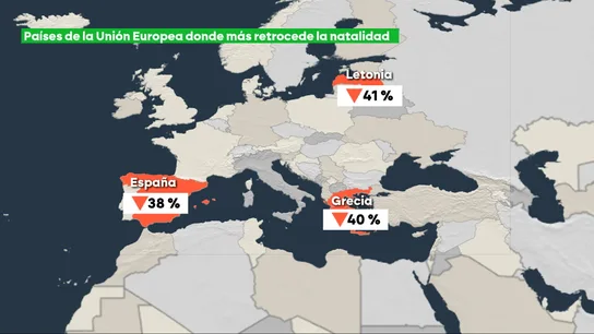 Las cigüeñas se quedan sin trabajo: España es el tercer país de la UE donde más baja la natalidad Las cigüeñas se quedan sin trabajo: España es el tercer país de la UE donde más baja la natalidad