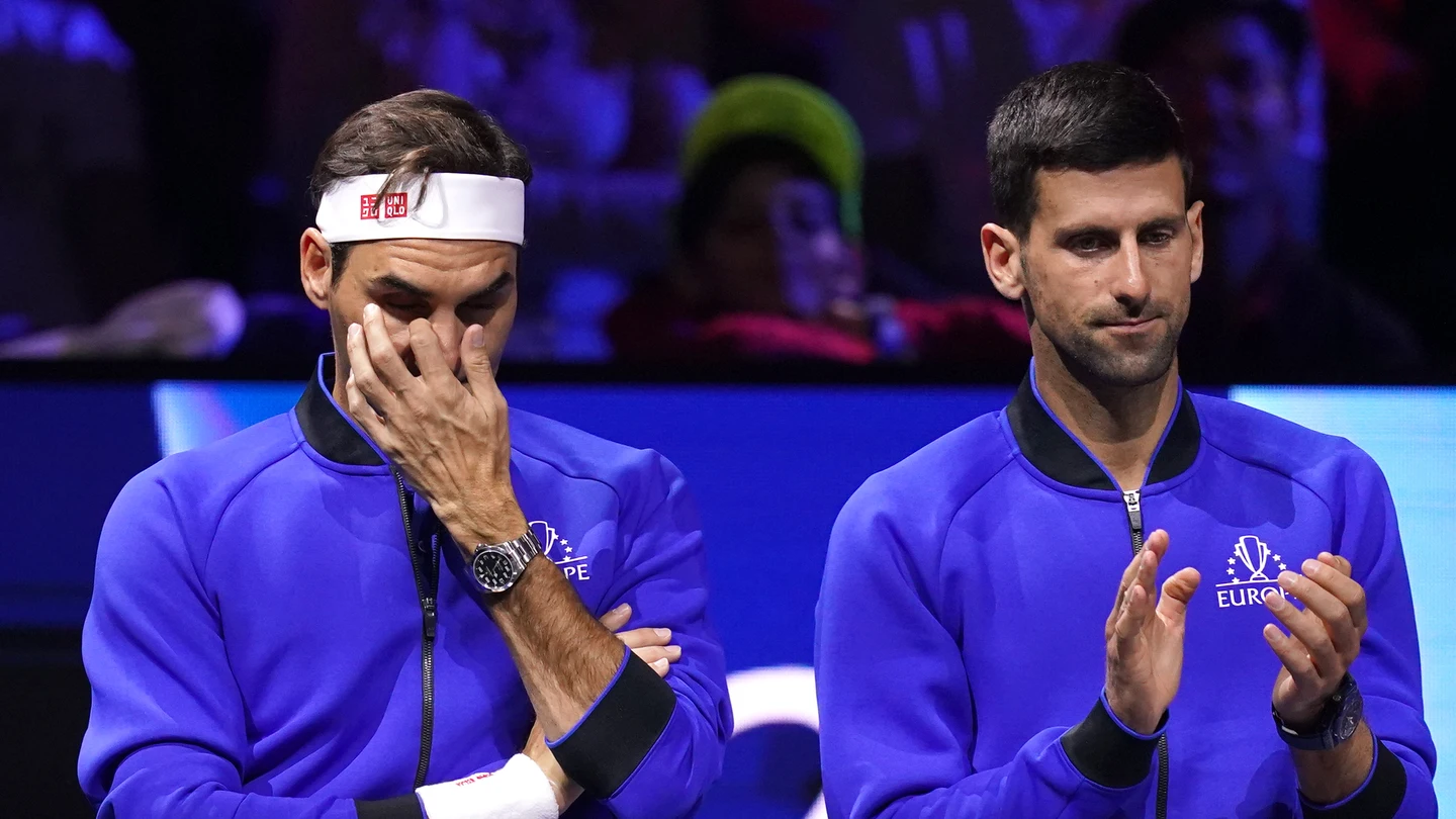 Roger Federer y Novak Djokovic Roger Federer y Novak Djokovic