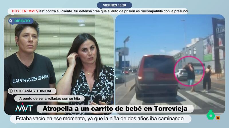 Habla la madre del carrito de bebé atropellado en Torrevieja: "La conductora dijo 'te pago el carro', pero no preguntó por la niña"