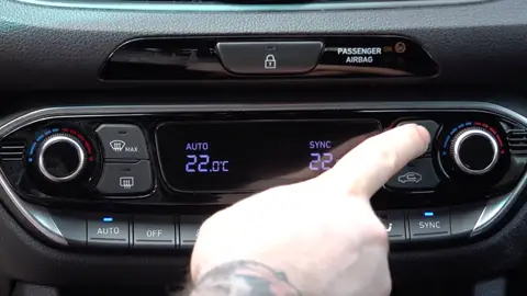 Aire acondicionado de un coche Aire acondicionado de un coche