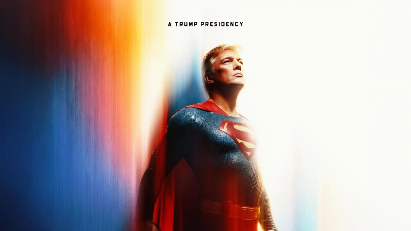 La Casa Blanca muestra al presidente de los Estados Unidos, Donald Trump, como 'Superman' La Casa Blanca muestra al presidente de los Estados Unidos, Donald Trump, como 'Superman'