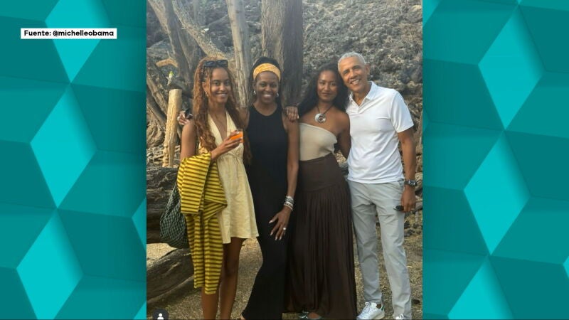 La familia Obama disfruta de sus vacaciones en Ibiza