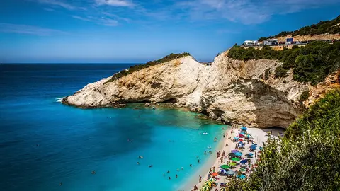 Porto Katsiki en Lefkada Porto Katsiki en Lefkada