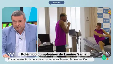 Chema Crespo, sobre el "fiestorro" de Lamine Yamal: "Espero que quienes tengan influencia sobre él sean capaces de controlarle" Chema Crespo, sobre el "fiestorro" de Lamine Yamal: "Espero que quienes tengan influencia sobre él sean capaces de controlarle"