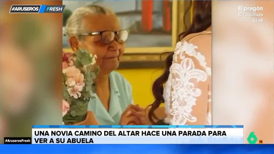 El emotivo gesto de una novia al visitar a su abuela antes de pasar por el altar: "No podía casarme sin abrazarla" El emotivo gesto de una novia al visitar a su abuela antes de pasar por el altar: "No podía casarme sin abrazarla"