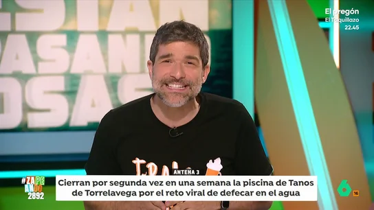 Una piscina de Torrelavega cierra dos veces en una semana por el reto viral de defecar en el agua: "Este problema no lo vimos venir" Dani Mateo, Quique Peinado y Nacho García reflexionan sobre el nuevo reto viral de defecar en la piscina que ya ha afectado a 300 establecimientos de toda España. El consejo de Dani sobre esta cuestión, en este vídeo.