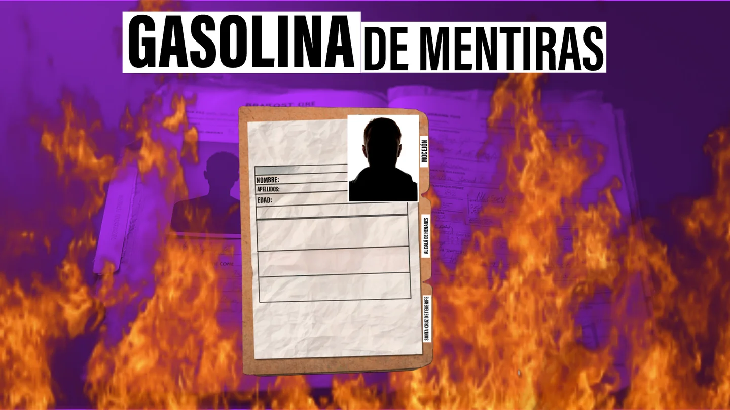 Gasolina de mentiras: cómo bulos y discursos políticos 'incendian' el debate sobre migración cada vez que hay un crimen Gasolina de mentiras: cómo bulos y discursos políticos 'incendian' el debate sobre migración cada vez que hay un crimen