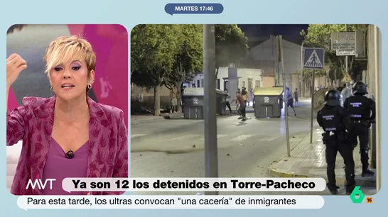 Cristina Pardo, sobre los grupos ultra en Torre-Pacheco: "El verano está para otras cosas. Lo único que quieren es enfollonar"