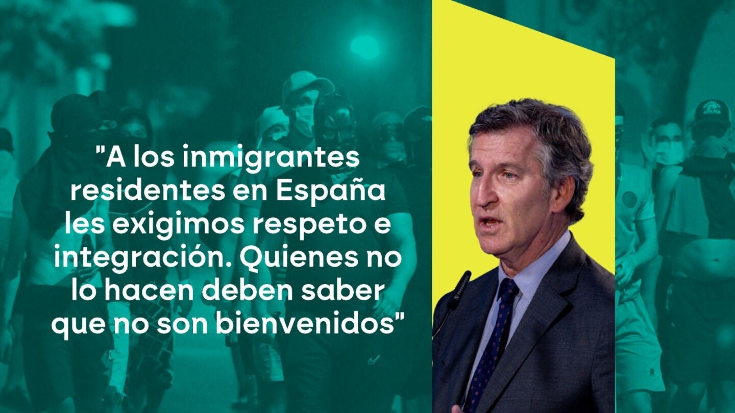 Feijóo evita vincular a los de Abascal con los discursos de odio