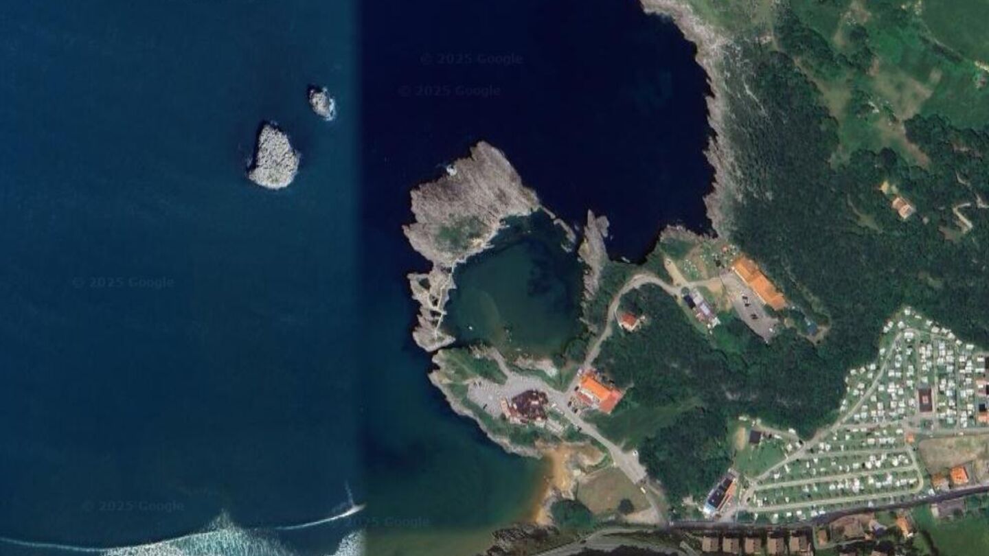 Piscina natural cerca de Castro Urdiales, en Cantabria