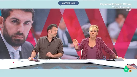 Cristina Pardo estalla por el discurso de Vox: "Si es extranjero y viola a nuestras hijas, no, si es español, sí. Es vergonzoso" Cristina Pardo estalla por el discurso de Vox: "Si es extranjero y viola a nuestras hijas, no, si es español, sí. Es vergonzoso"