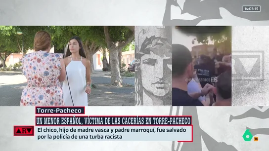 La madre del menor español, víctima de las cacería en Torre Pacheco, describe la situación: "Esto es una olla a punto de estallar" La madre del menor español, víctima de las cacería en Torre Pacheco, describe la situación: "Esto es una olla a punto de estallar"