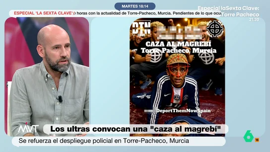 Gonzalo Miró, sobre la agresión a un joven en Torre-Pacheco: "Se recalca mucho que era español, ¿y si no lo fuera?" Gonzalo Miró, sobre la agresión a un joven en Torre-Pacheco: "Se recalca mucho que era español, ¿y si no lo fuera?"