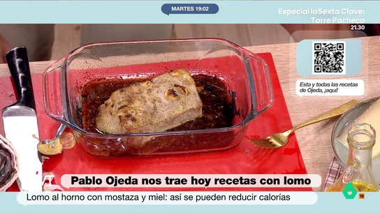 Cómo hacer un lomo al horno con mostaza y miel de chuparse los dedos, con Pablo Ojeda Con pocos ingredientes, pero bien seleccionados, podemos preparar esta deliciosa receta para chuparse los dedos. Hoy, con Pablo Ojeda, prepara un delicioso lomo al horno con miel y mostaza. ¡Que aproveche!